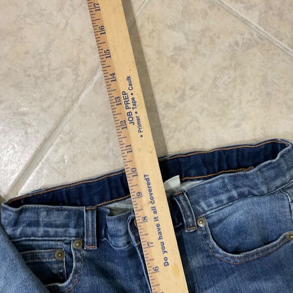 Crew Cuts Kids Distressed Ticking Lined Jeans/Denim, Size: 10 Blue - Picture 9 of 13